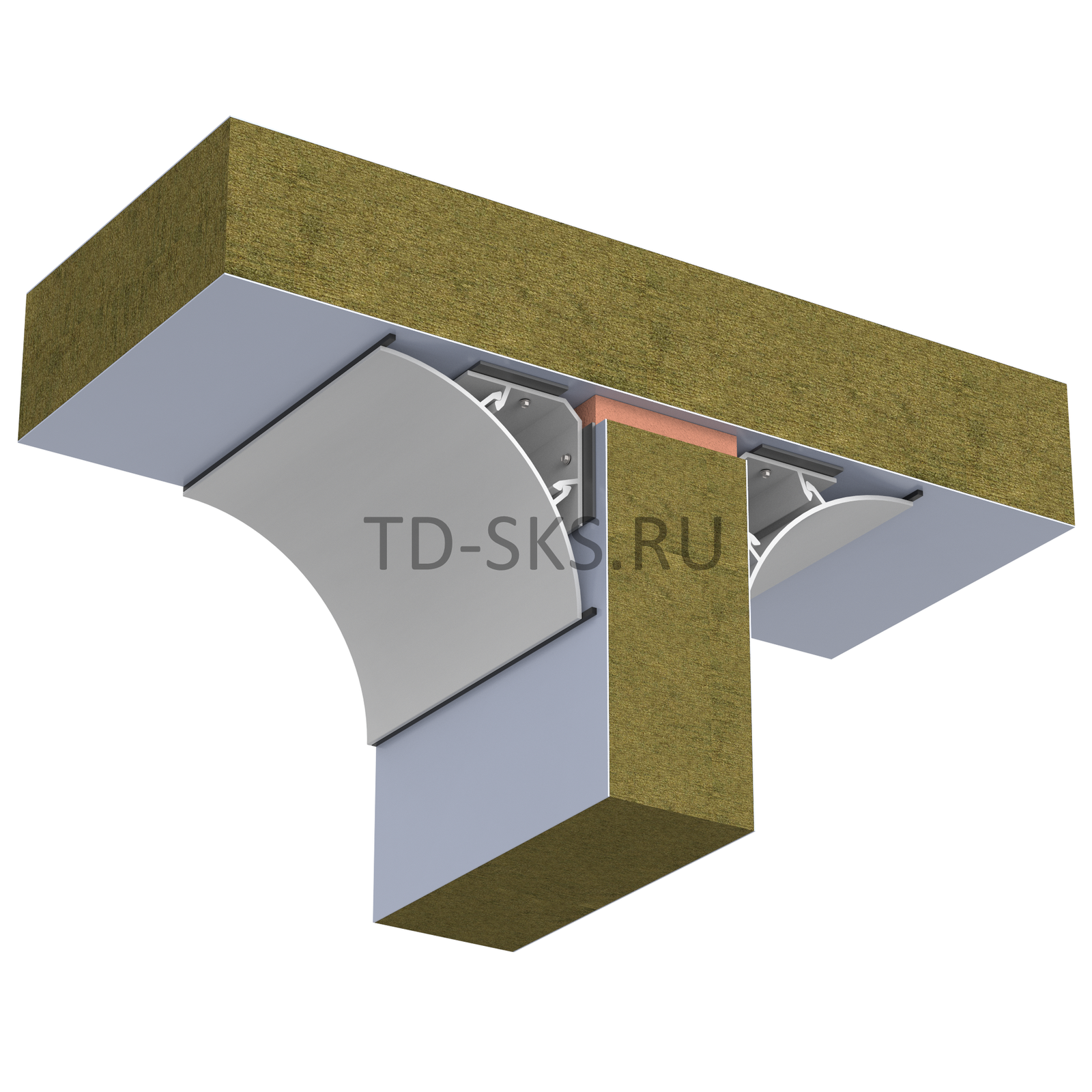 Скругляющий Профиль-плинтус DAARTS DS 100 сборка